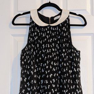 Butterfly Print Sleeveless Top